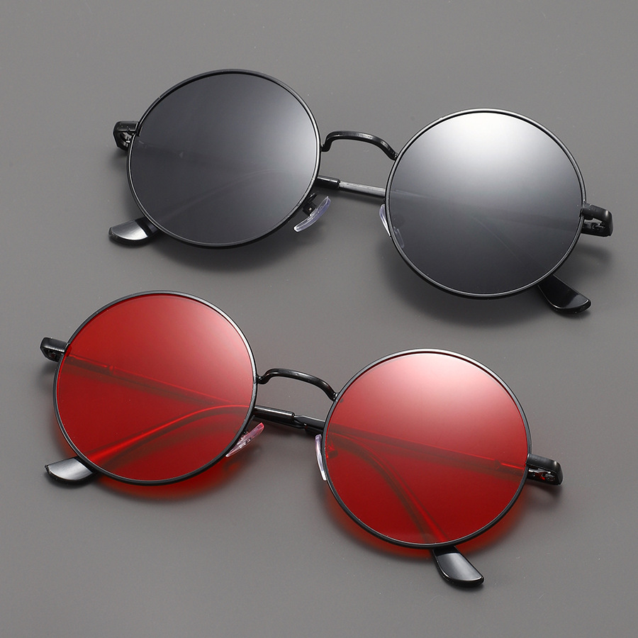 Fashion Round Sunglasses Men W - Metal Photo Panel のレビューと価格