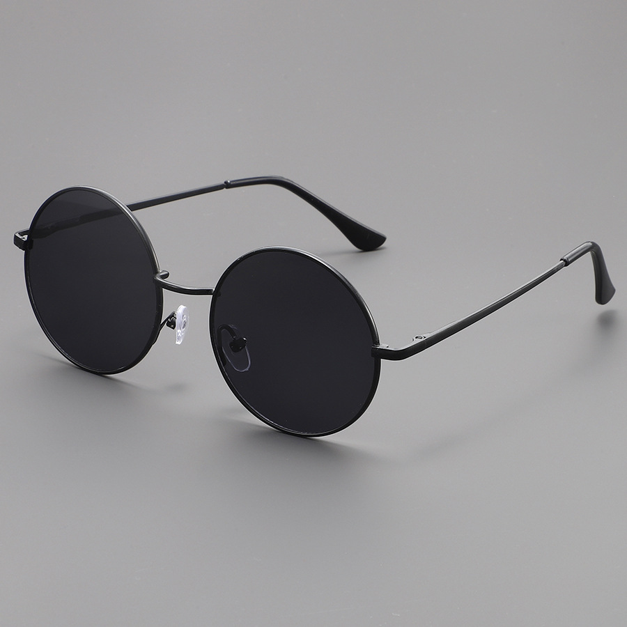 Fashion Round Sunglasses Men W - Metal Photo Panel のレビューと価格