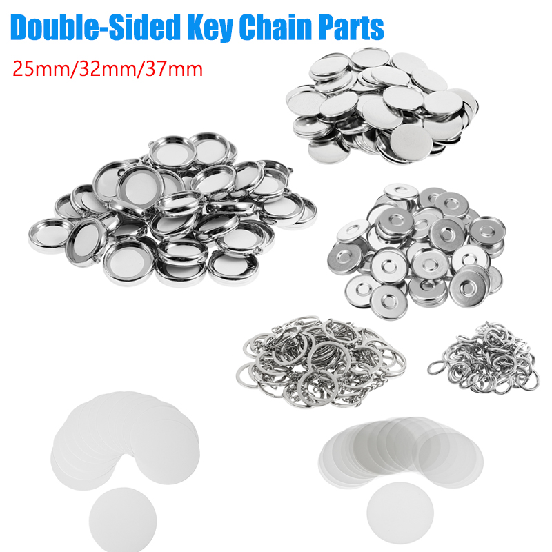 50Pcs/Set DIY Double-Side Key  - Button Badge Blank のレビューと価格