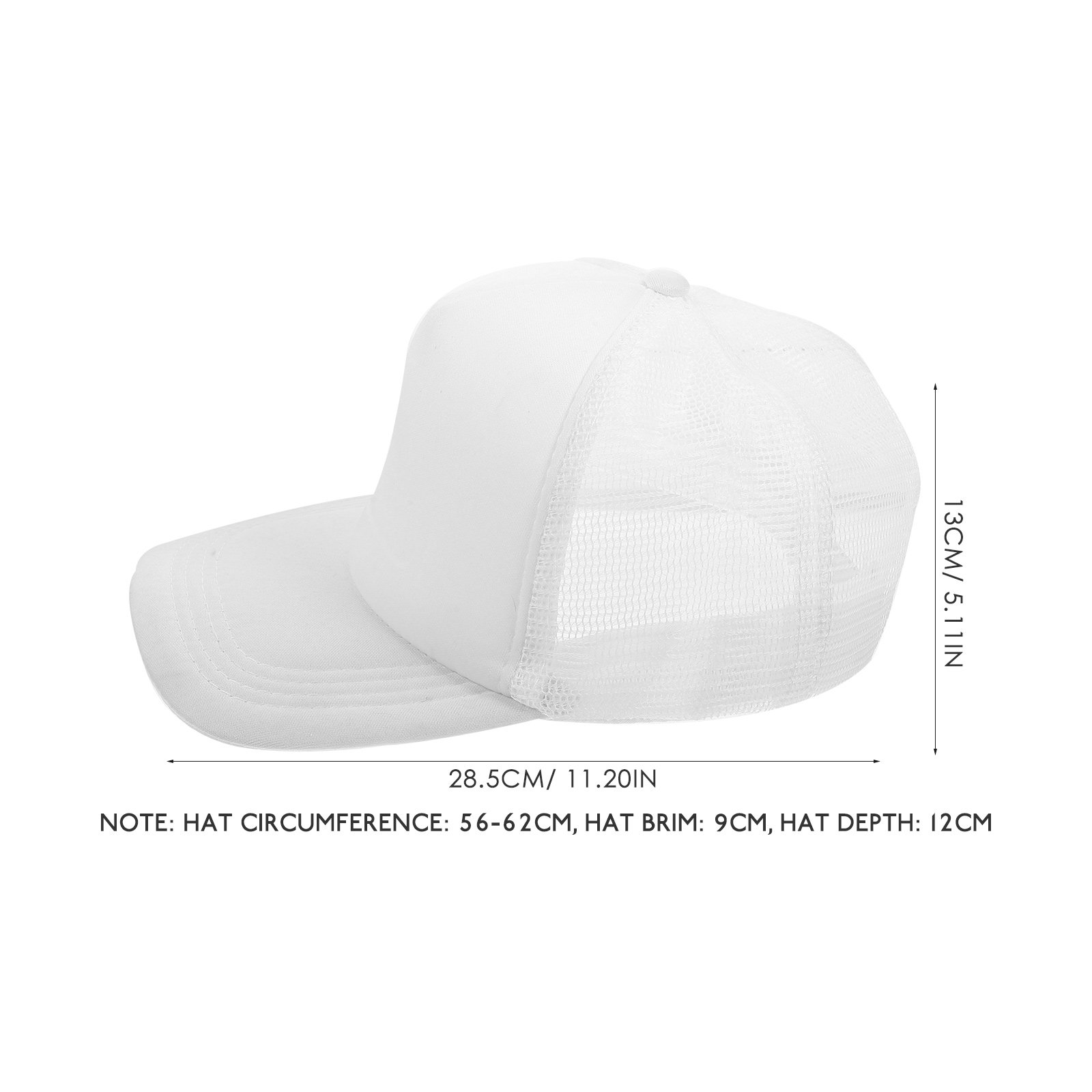 10Pcs Blank Baseball Caps Mesh - Hat Sublimation Blank のレビューと価格