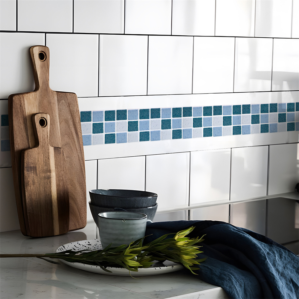Blue Mosaic Self-Adhesive Base - Ceramic Tile Blank のレビューと価格