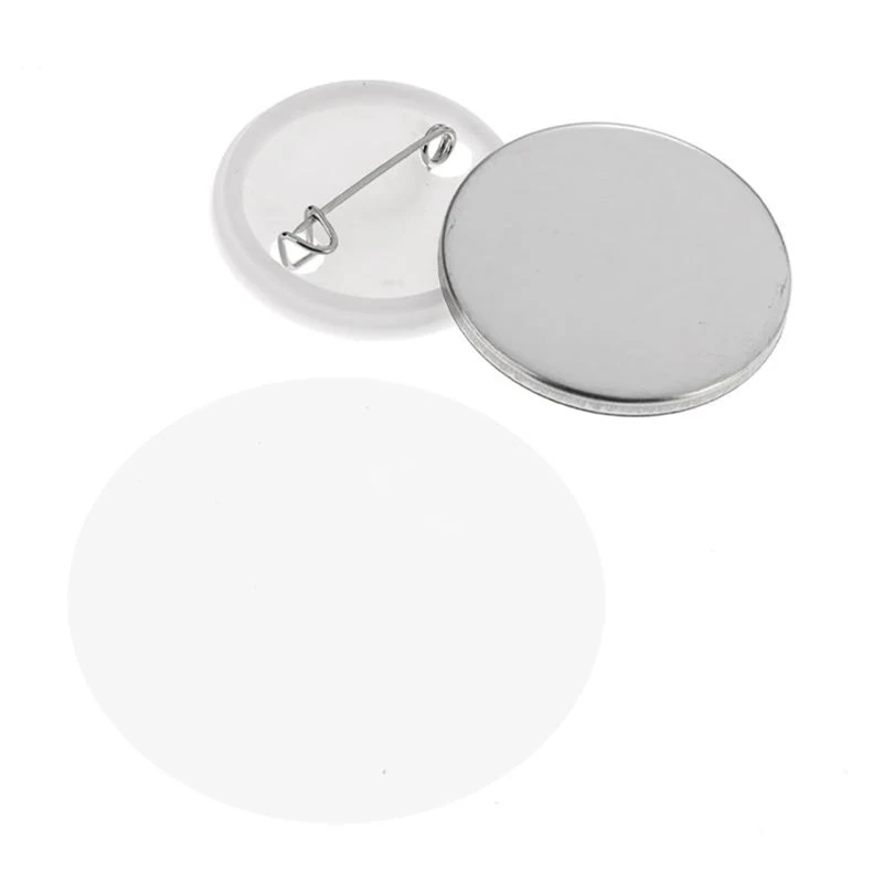500Pcs/set Blank Badge Pinback - Button Badge Blank のレビューと価格