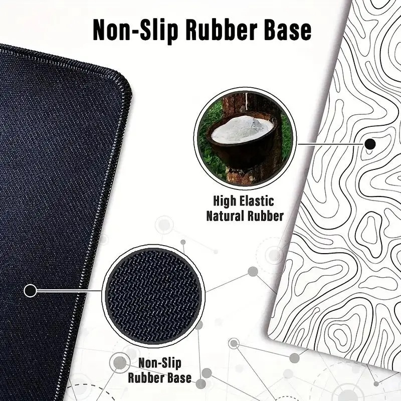 1PC Large Mouse Pads For Desk, - Mouse Pad Blank Sublimation のレビューと価格