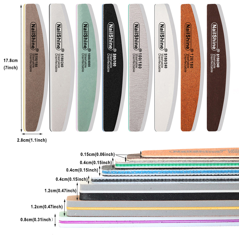 8Pcs/Box Nail File Buffer Kit  - Photo Acrylic Block のレビューと価格