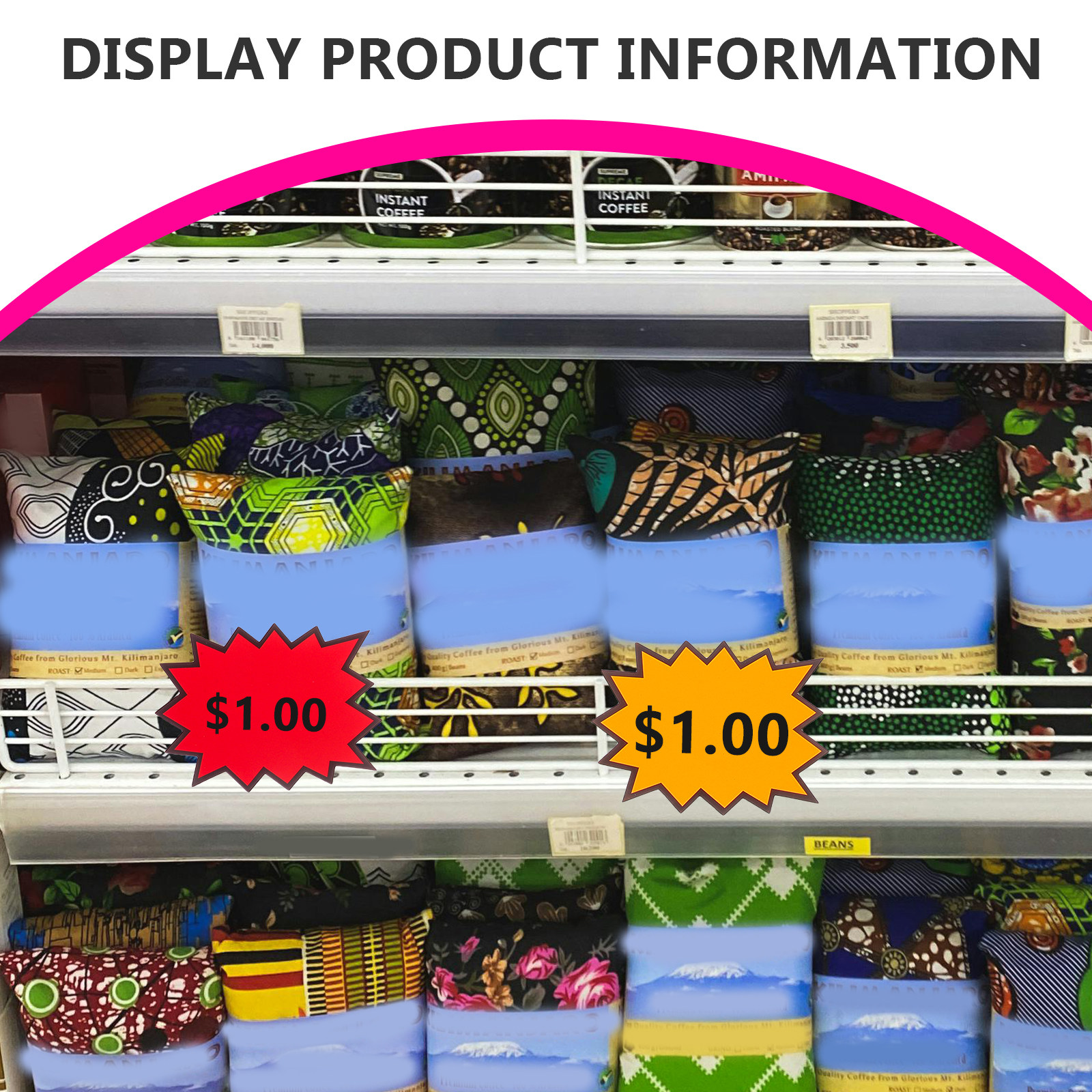 80Pcs Vibrant Fluorescent Burs - Yard Sign Blank のレビューと価格