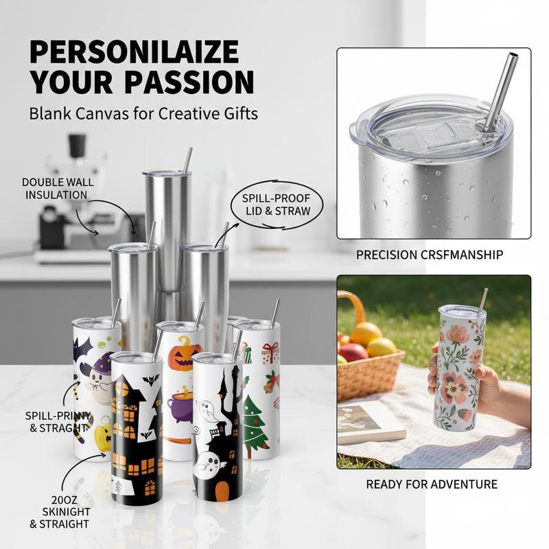 16 Pack Sublimation Insulated  - Tumbler 20Oz White のレビューと価格