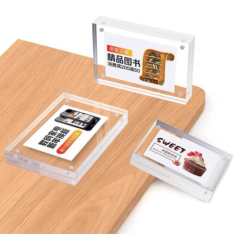 90x55mm Magnetic Acrylic Price - Photo Acrylic Block のレビューと価格