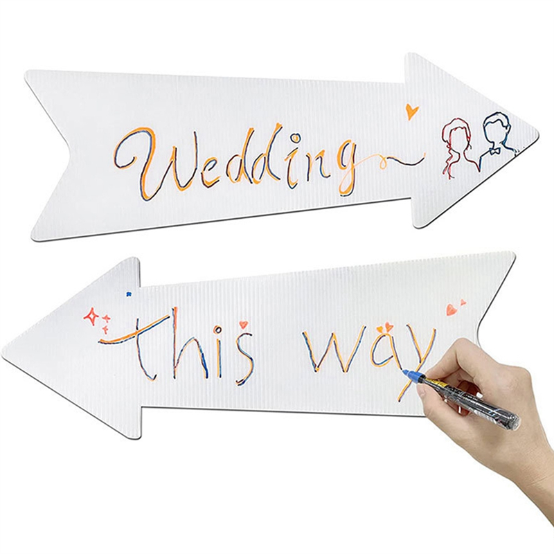 HRBAJ-Directional Arrows Signs - Yard Sign Blank のレビューと価格