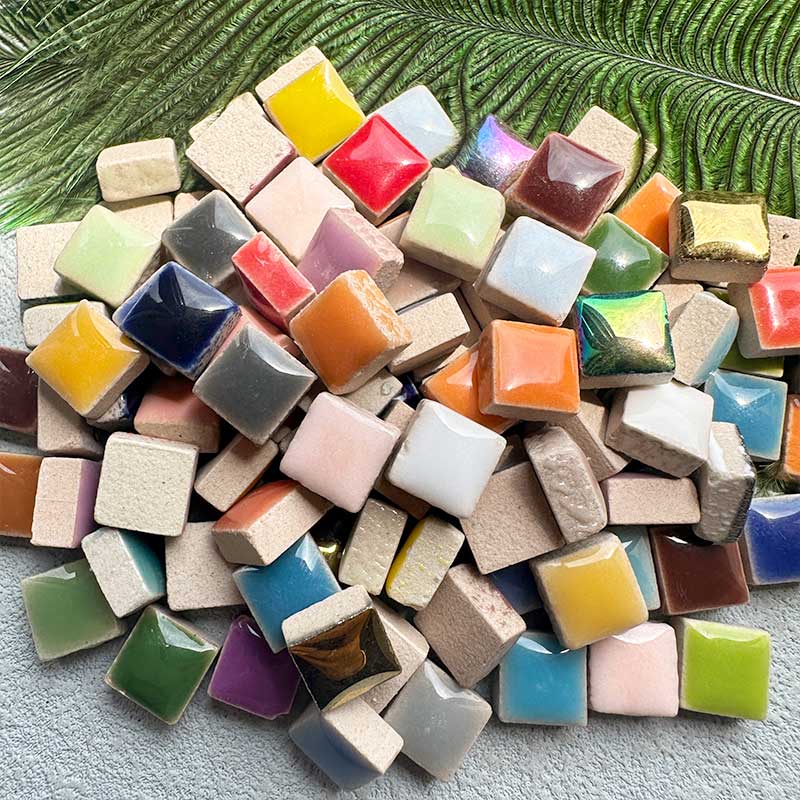 DIY 100g Ceramic Mosaic Tiles  - Ceramic Tile Blank のレビューと価格