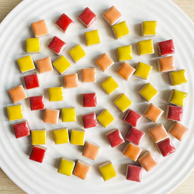 DIY 100g Ceramic Mosaic Tiles  - Ceramic Tile Blank のレビューと価格