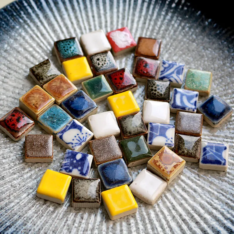 100g DIY Ceramic Mosaic Fragme - Ceramic Tile Blank のレビューと価格