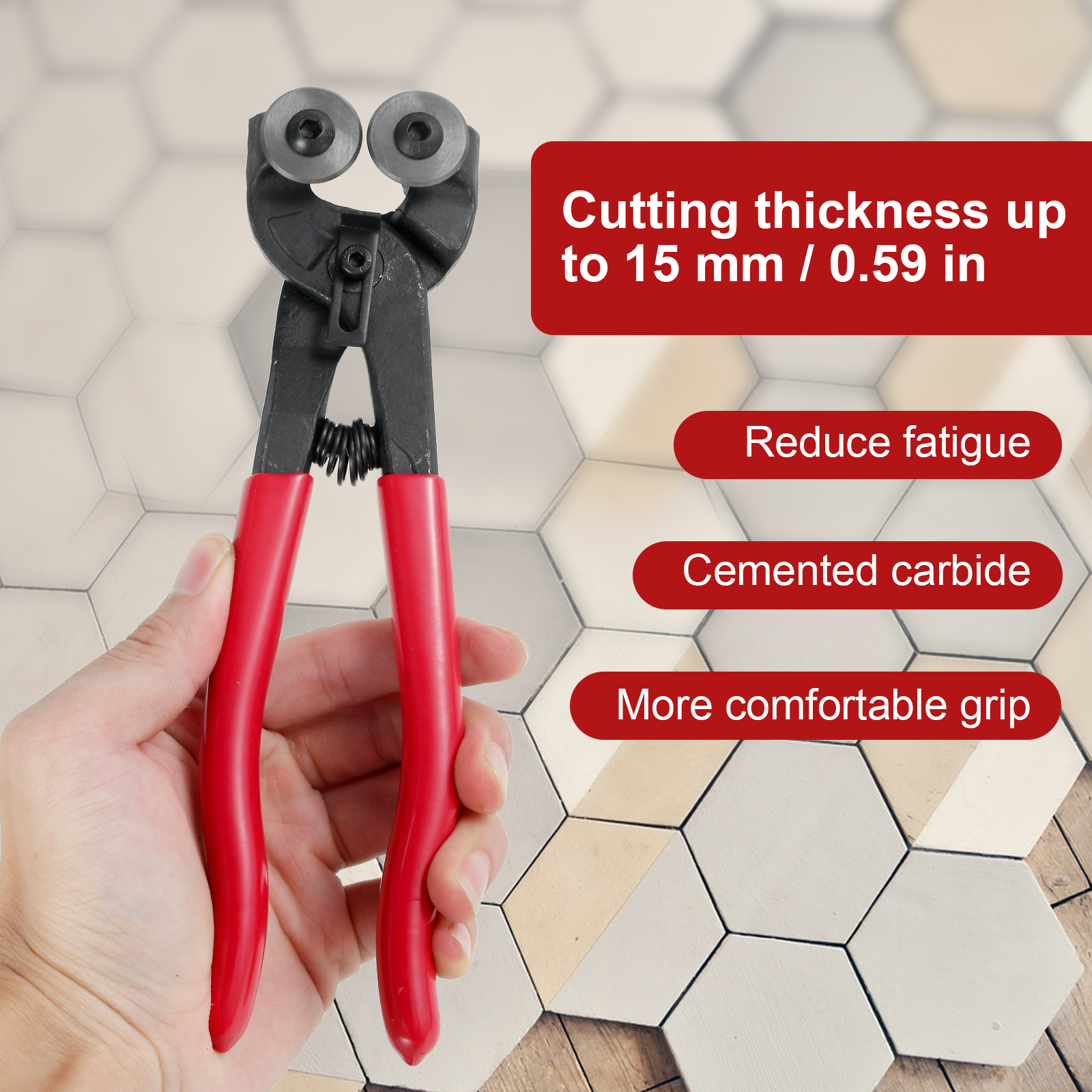 1/2Pcs Tile Nippers Mosaic Cut - Ceramic Tile Blank のレビューと価格