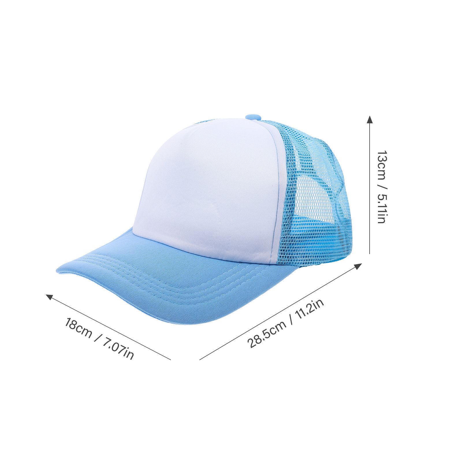 10Pcs Mesh Baseball Hat Blank  - Hat Sublimation Blank のレビューと価格