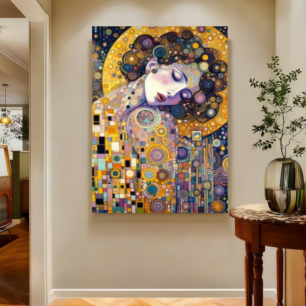 Framed S Gustav Klimt Inspired - Canvas Wrap Ready のレビューと価格