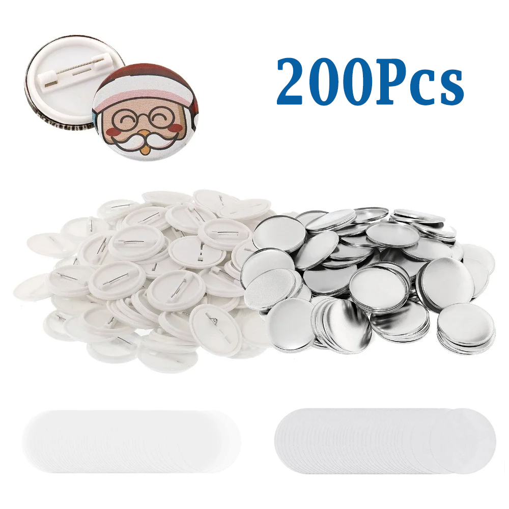 200pcs DIY Round Badge Making  - Button Badge Blank のレビューと価格