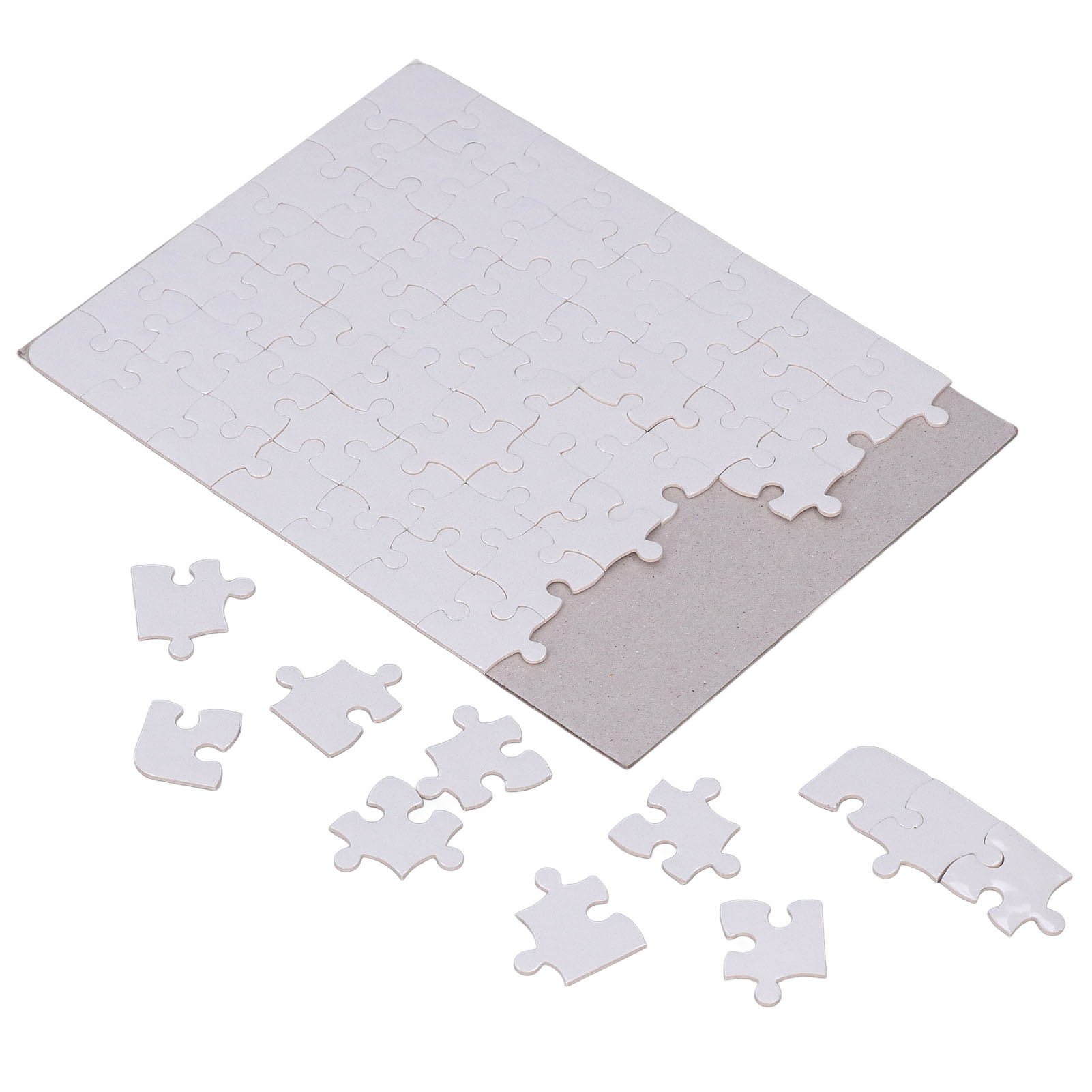 6 Set Blank Puzzles 13x18cm Wh - Puzzle Blank White のレビューと価格