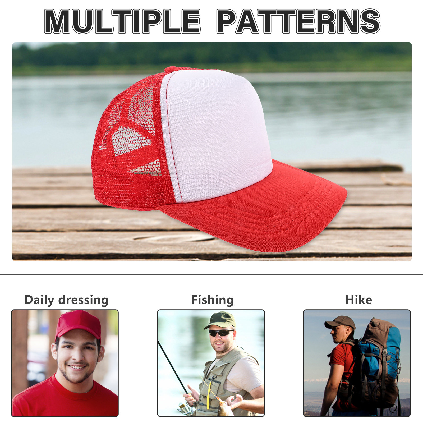 10Pcs DIY Blank Baseball Hats  - Hat Sublimation Blank のレビューと価格