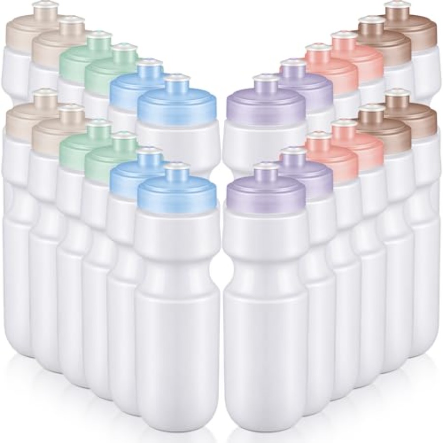 24 Pcs Sports Water Bottles Bu - Water Bottle Blank のレビューと価格