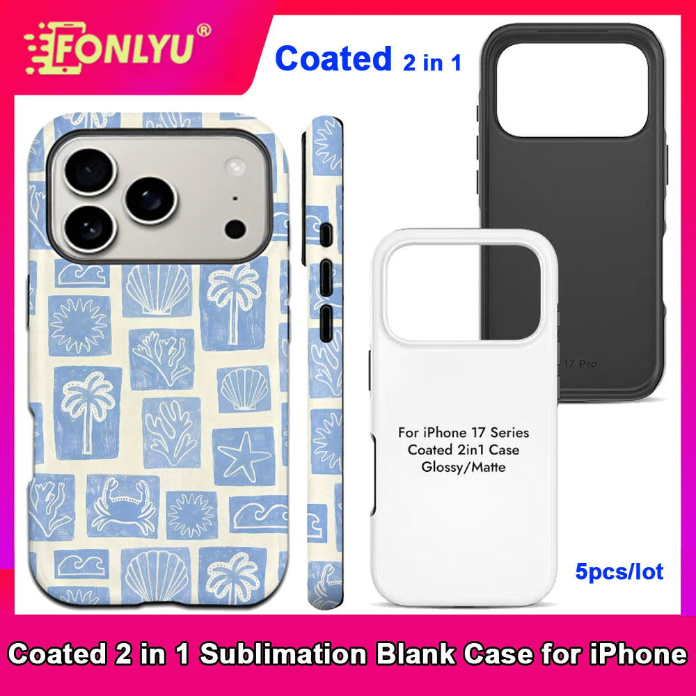 FONLYU 5pcs Coated 2 in 1 Blan - Phone Case Blank Print のレビューと価格