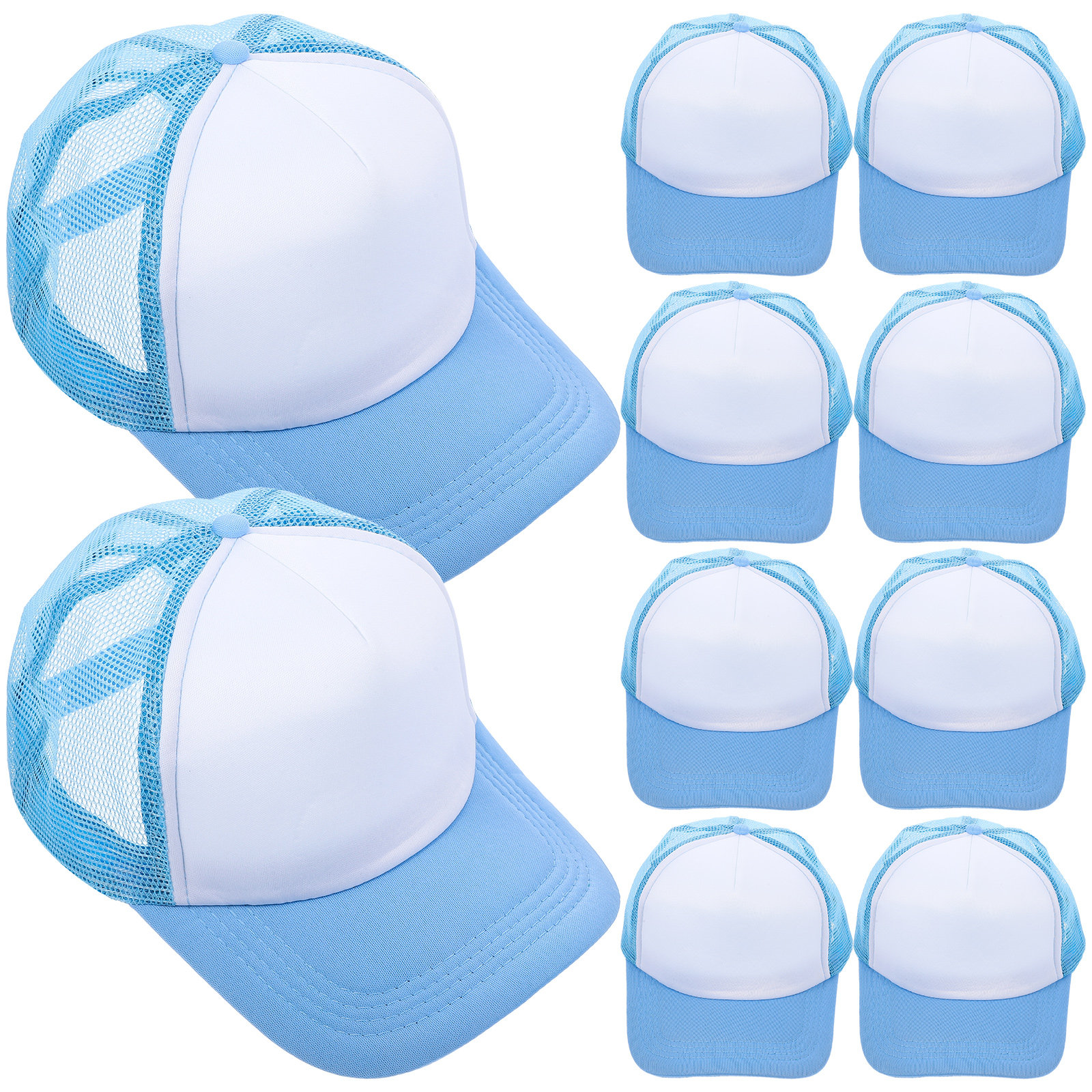 10Pcs Blank Baseball Hats Mesh - Hat Sublimation Blank のレビューと価格