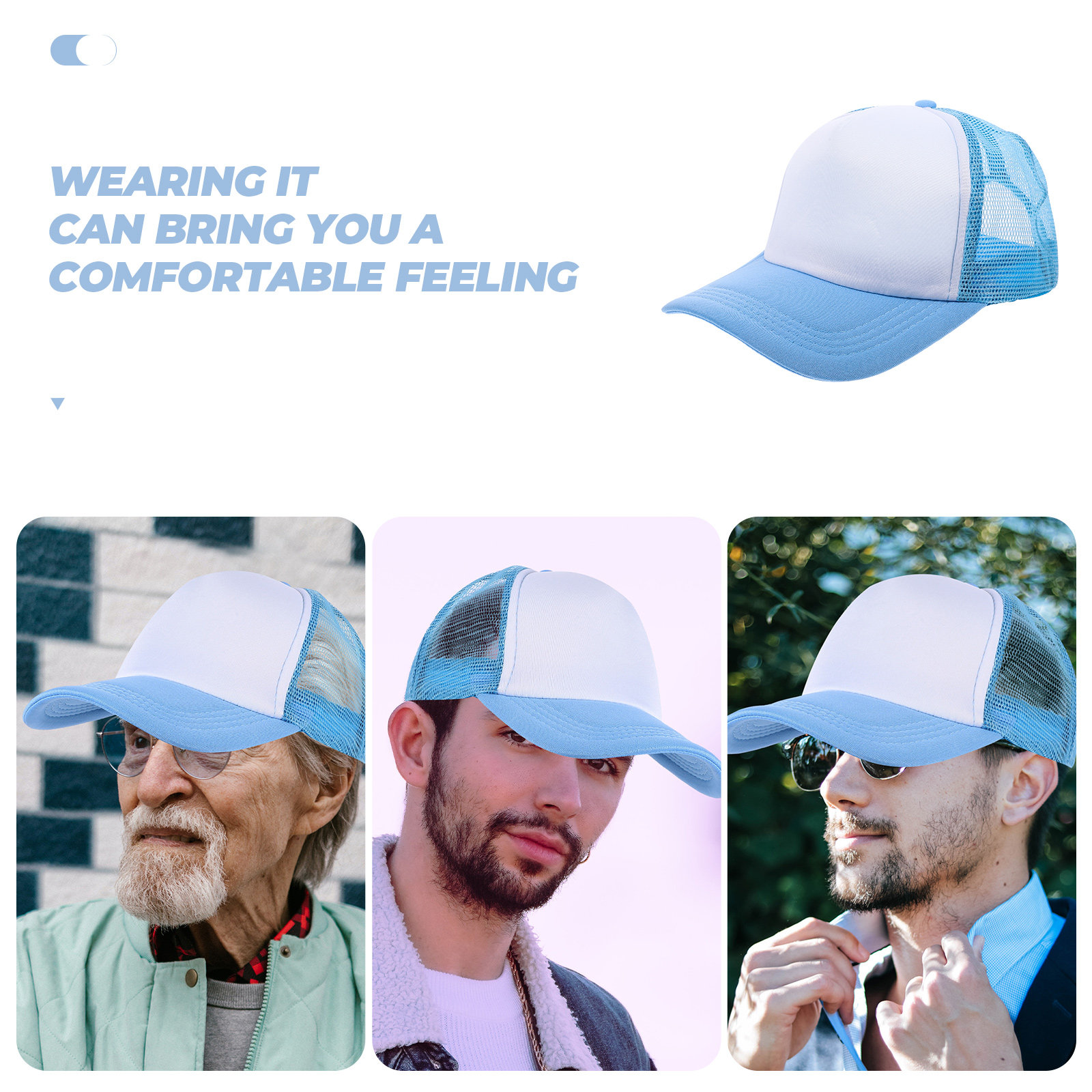 10Pcs Blank Baseball Hats Mesh - Hat Sublimation Blank のレビューと価格