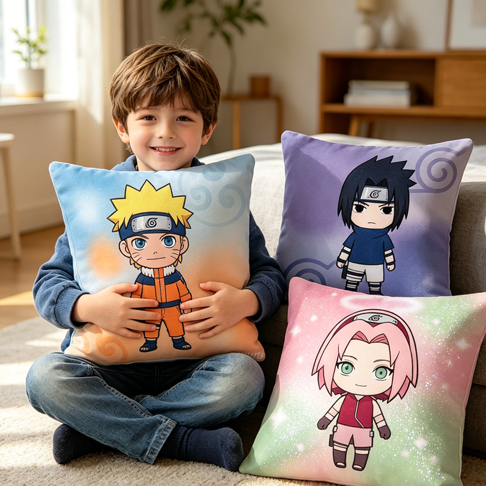 Uzumaki Naruto Fashion Decor T - Pillow Cover Sublimation のレビューと価格