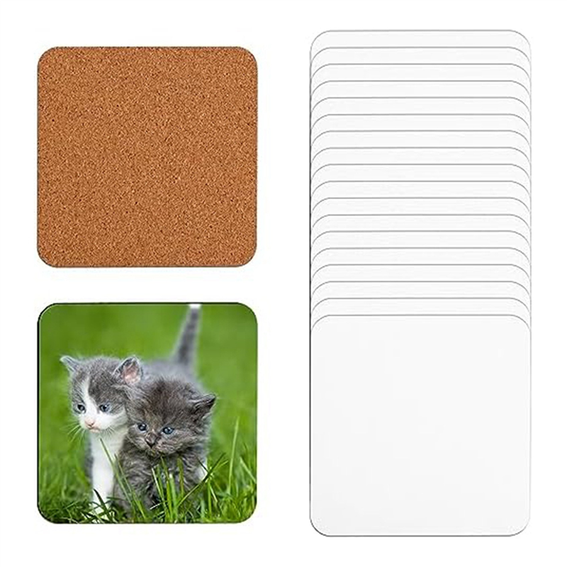 ABGE-40 PCS Sublimation Coaste - Coaster Sublimation Blank のレビューと価格