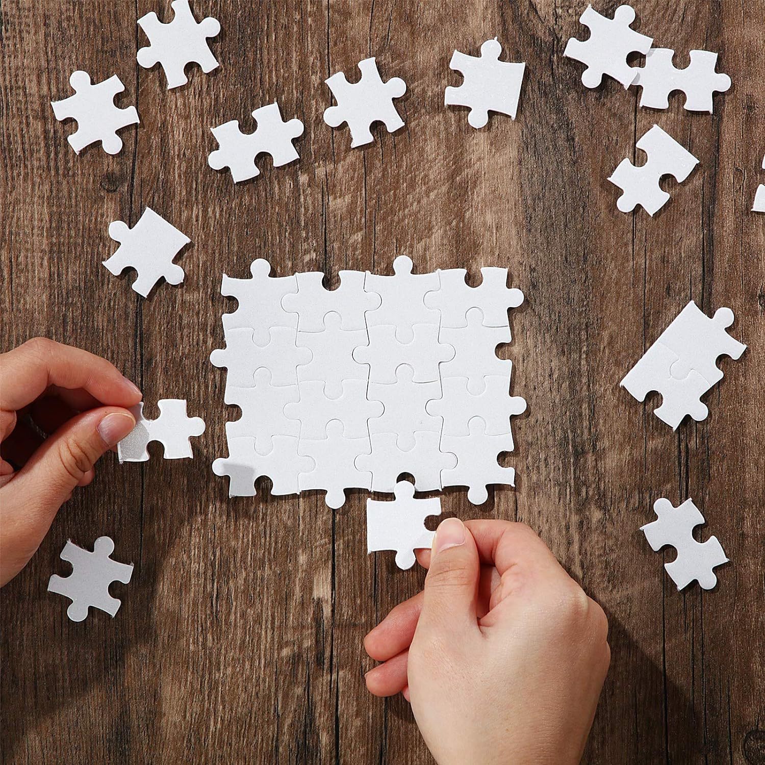 10sheets/lot Printable Jigsaw  - Puzzle Blank White のレビューと価格