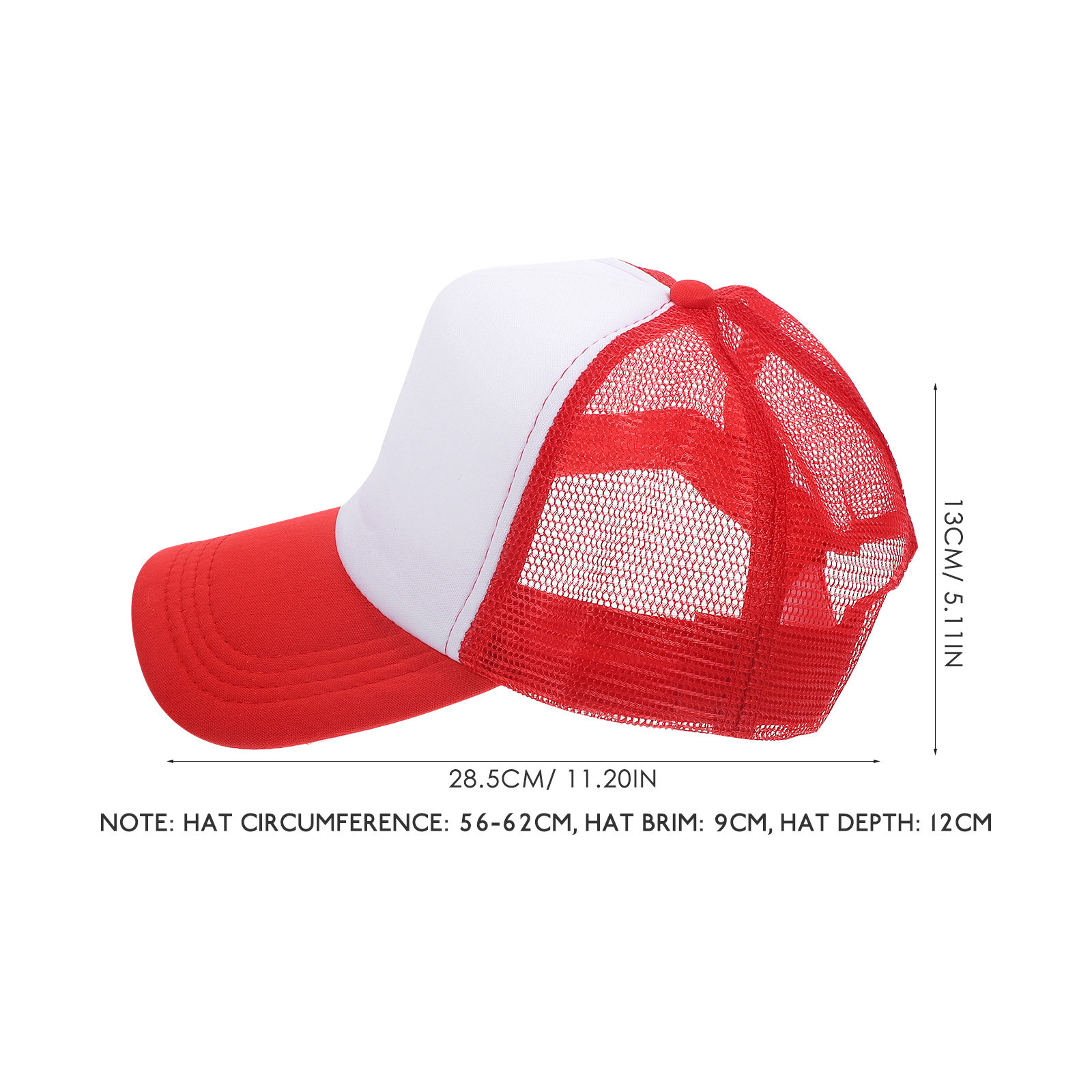 10Pcs Blank Mesh Baseball Caps - Hat Sublimation Blank のレビューと価格
