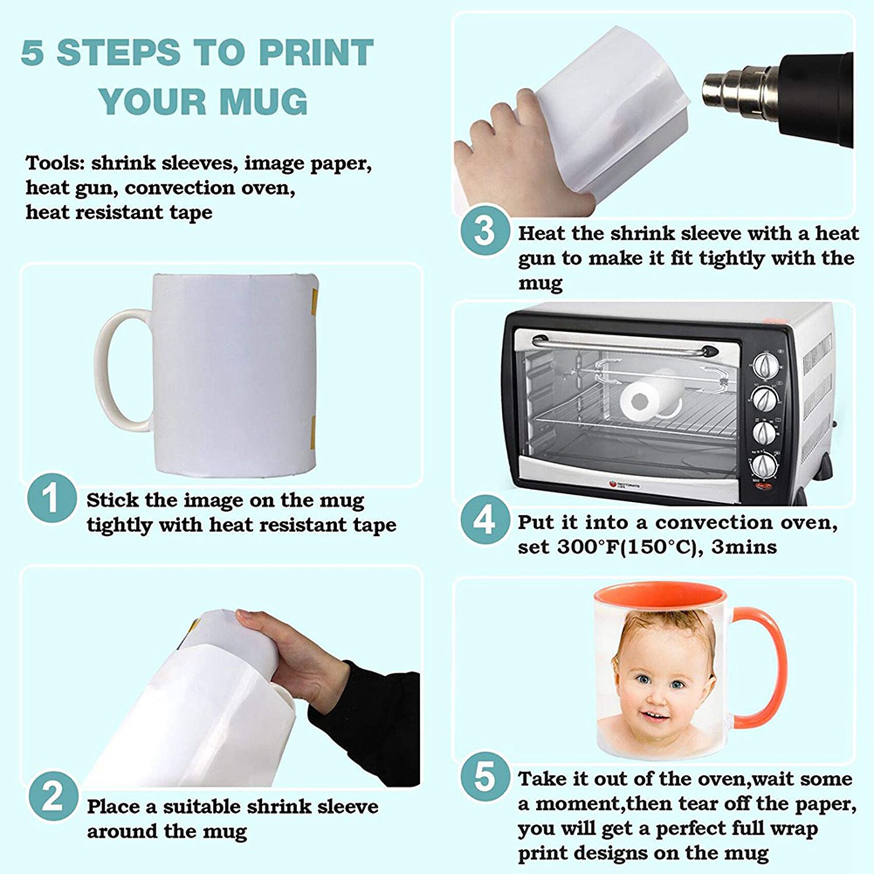 Premium-8X12 Inch Sublimation  - Sublimation Mug White のレビューと価格