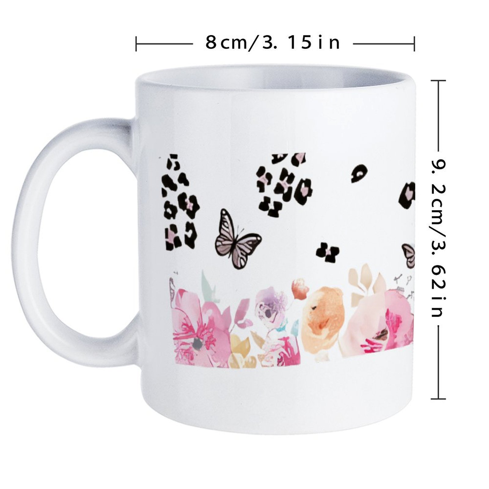 A Watercolor Painting Of Flowe - Sublimation Mug White のレビューと価格