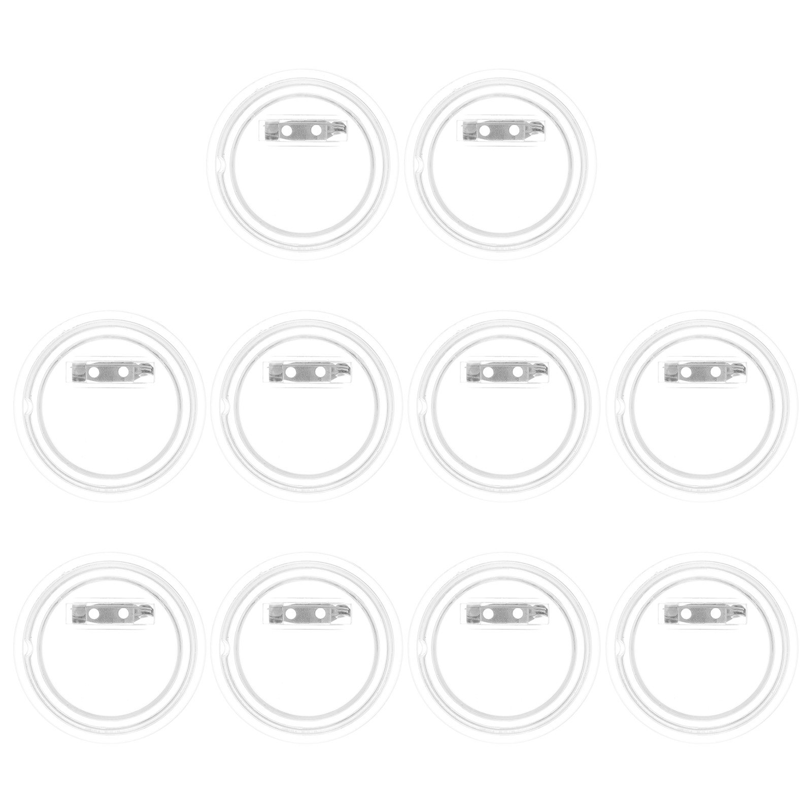 10Pcs Acrylic Photo Badge Blan - Button Badge Blank のレビューと価格