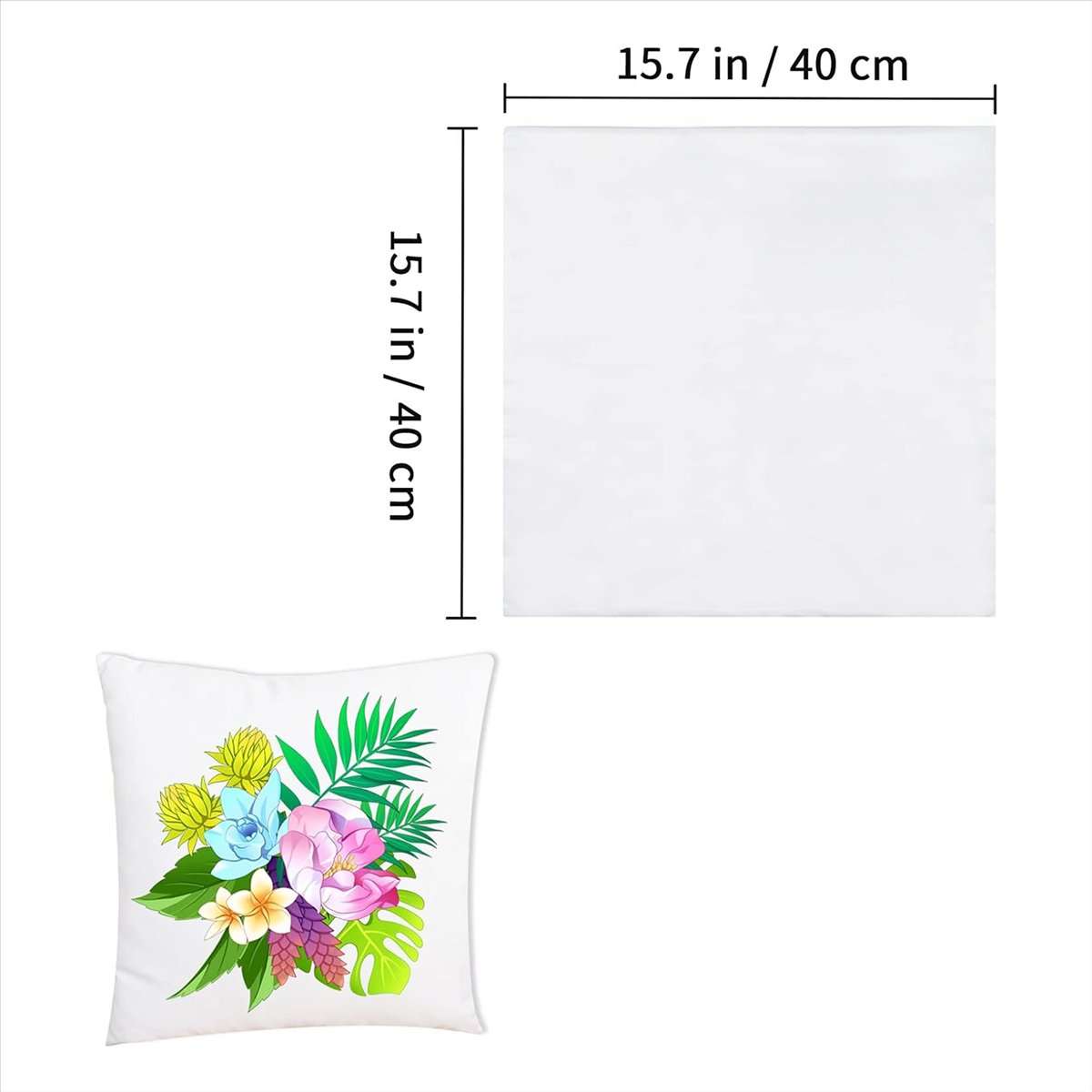 ABZT 15 Pcs Sublimation Blanks - Pillow Cover Sublimation のレビューと価格
