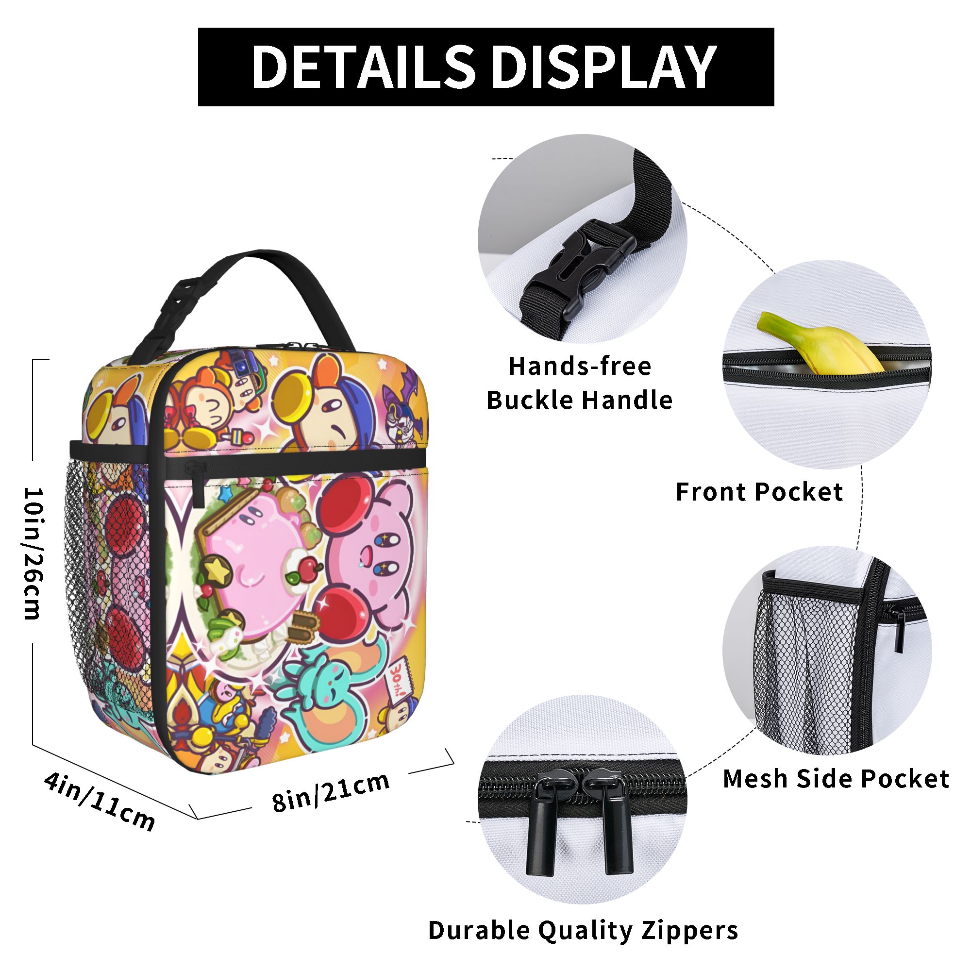 Custom K-Kirbys Insulated Lunc - Tote Bag Sublimation のレビューと価格