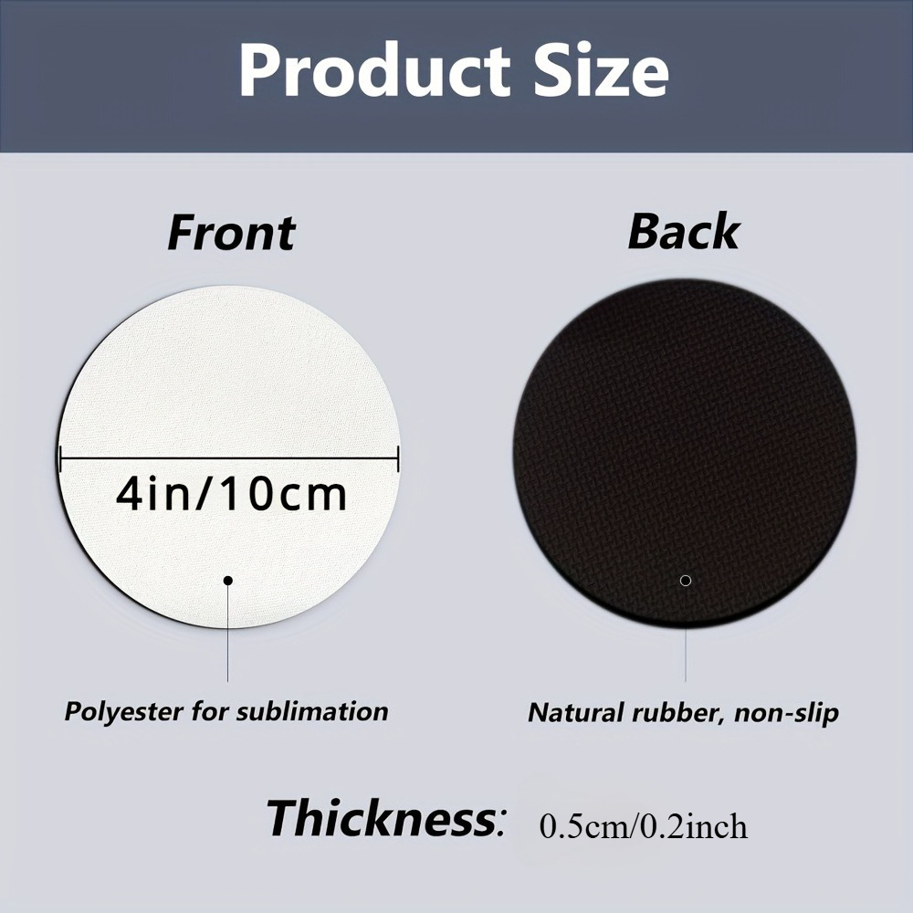 20/60pcs Coasters, Blank Heat- - Coaster Sublimation Blank のレビューと価格