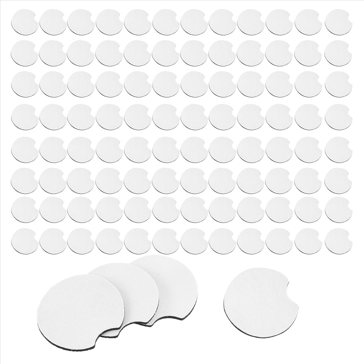 AA83 100 Pcs of Sublimation Bl - Coaster Sublimation Blank のレビューと価格