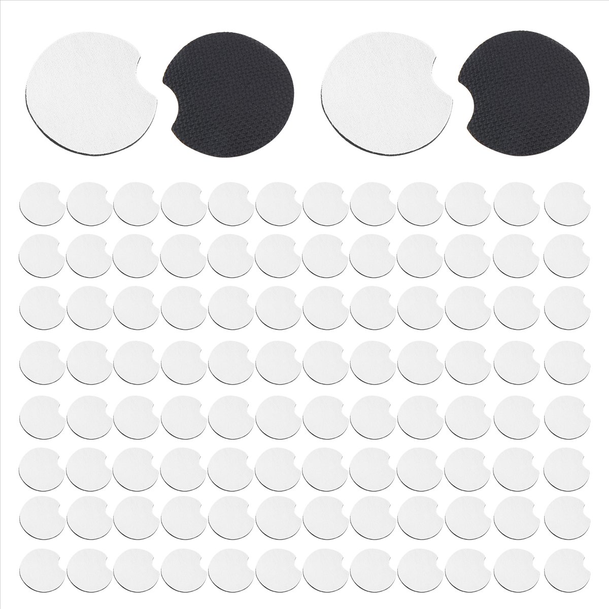 AA83 100 Pcs of Sublimation Bl - Coaster Sublimation Blank のレビューと価格