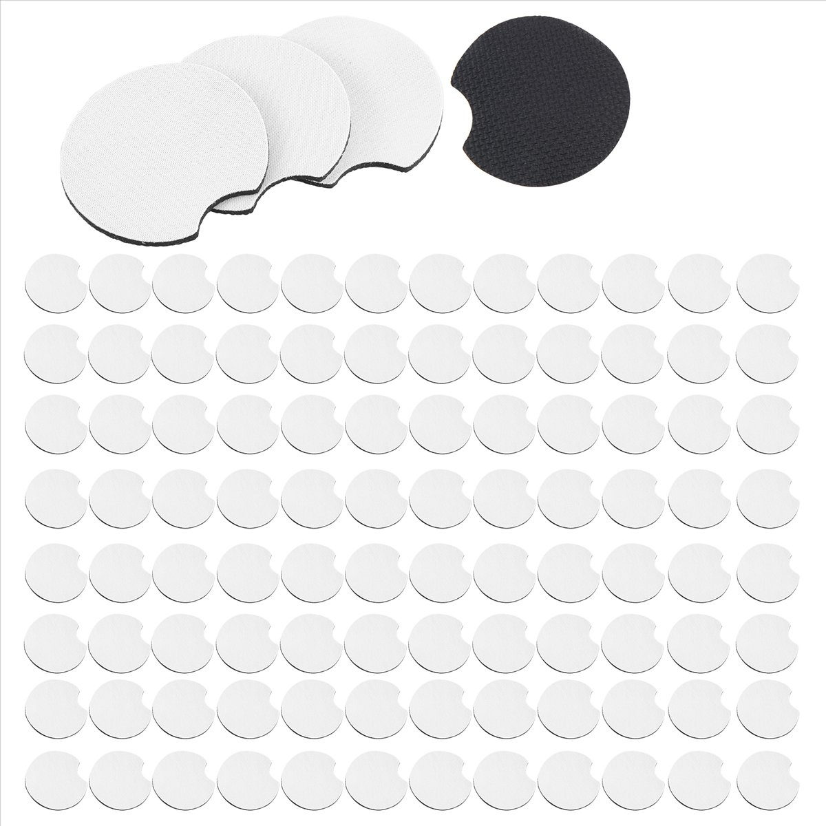 AA83 100 Pcs of Sublimation Bl - Coaster Sublimation Blank のレビューと価格