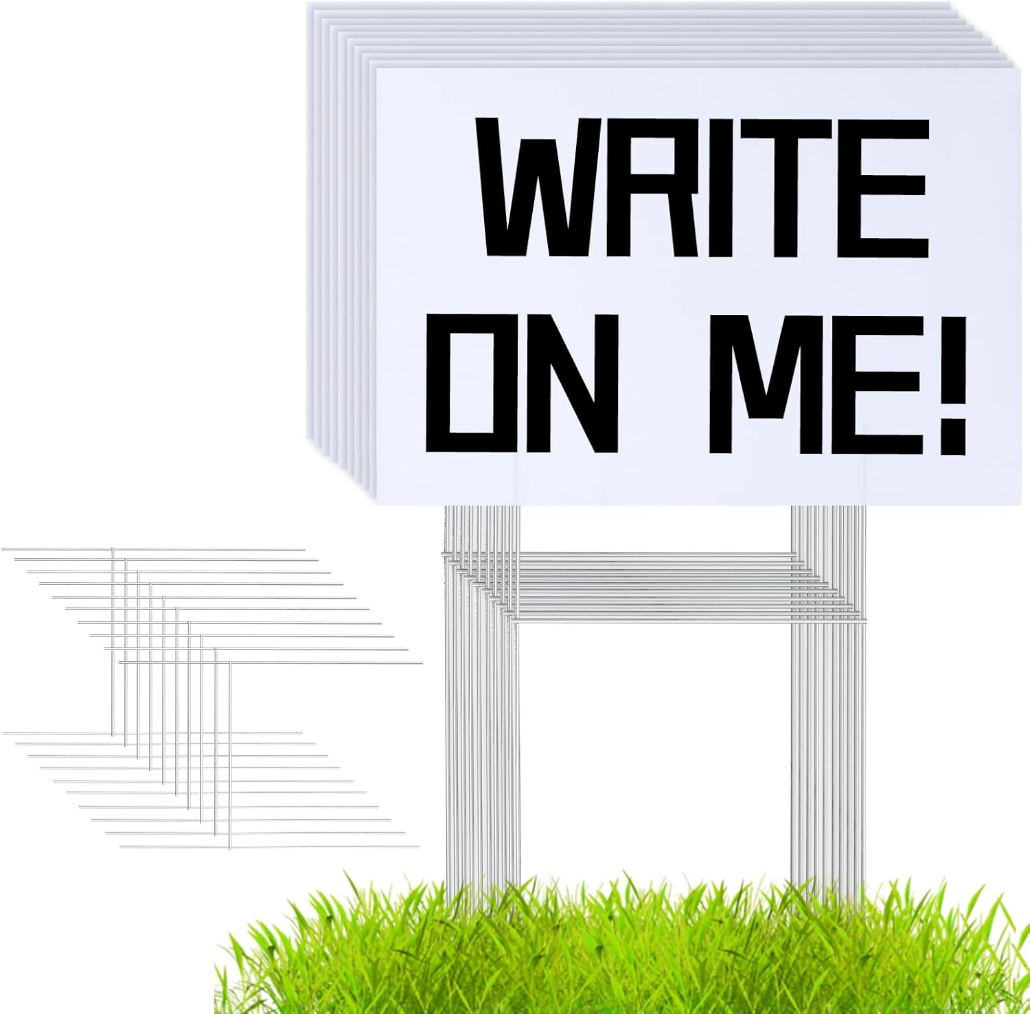 18x12 Inch Blank Yard Signs wi - Yard Sign Blank のレビューと価格