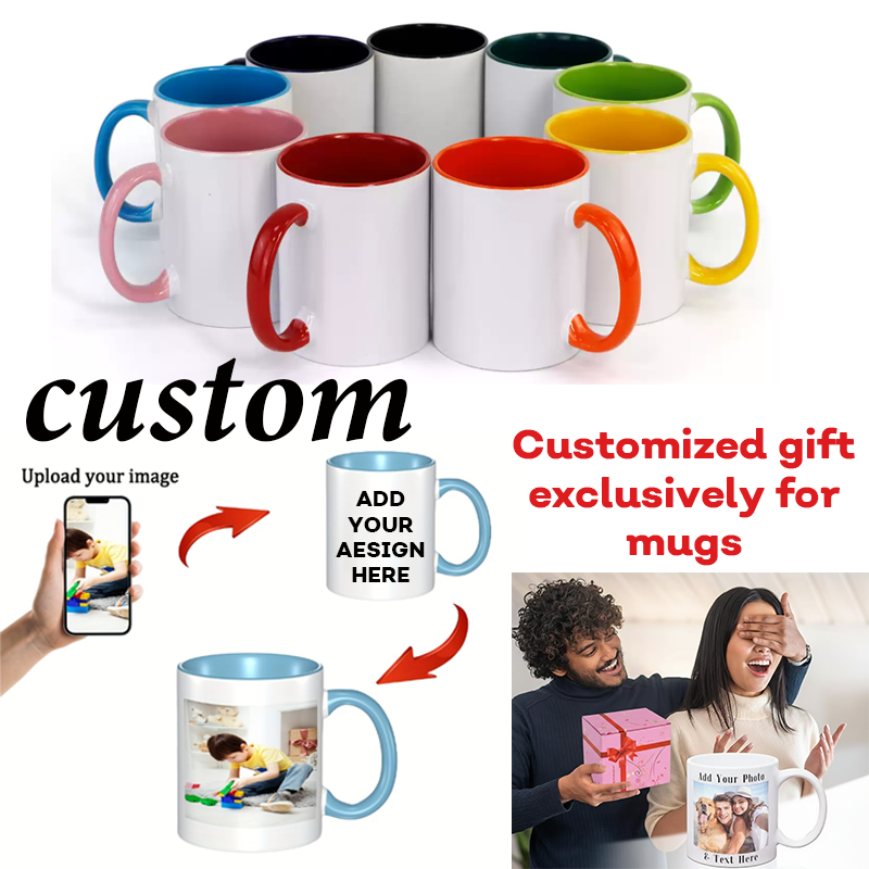 Custom Ceramic Mug Color Insid - Sublimation Mug White のレビューと価格