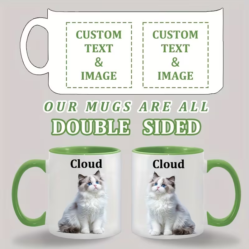 Custom Ceramic Mug Color Insid - Sublimation Mug White のレビューと価格