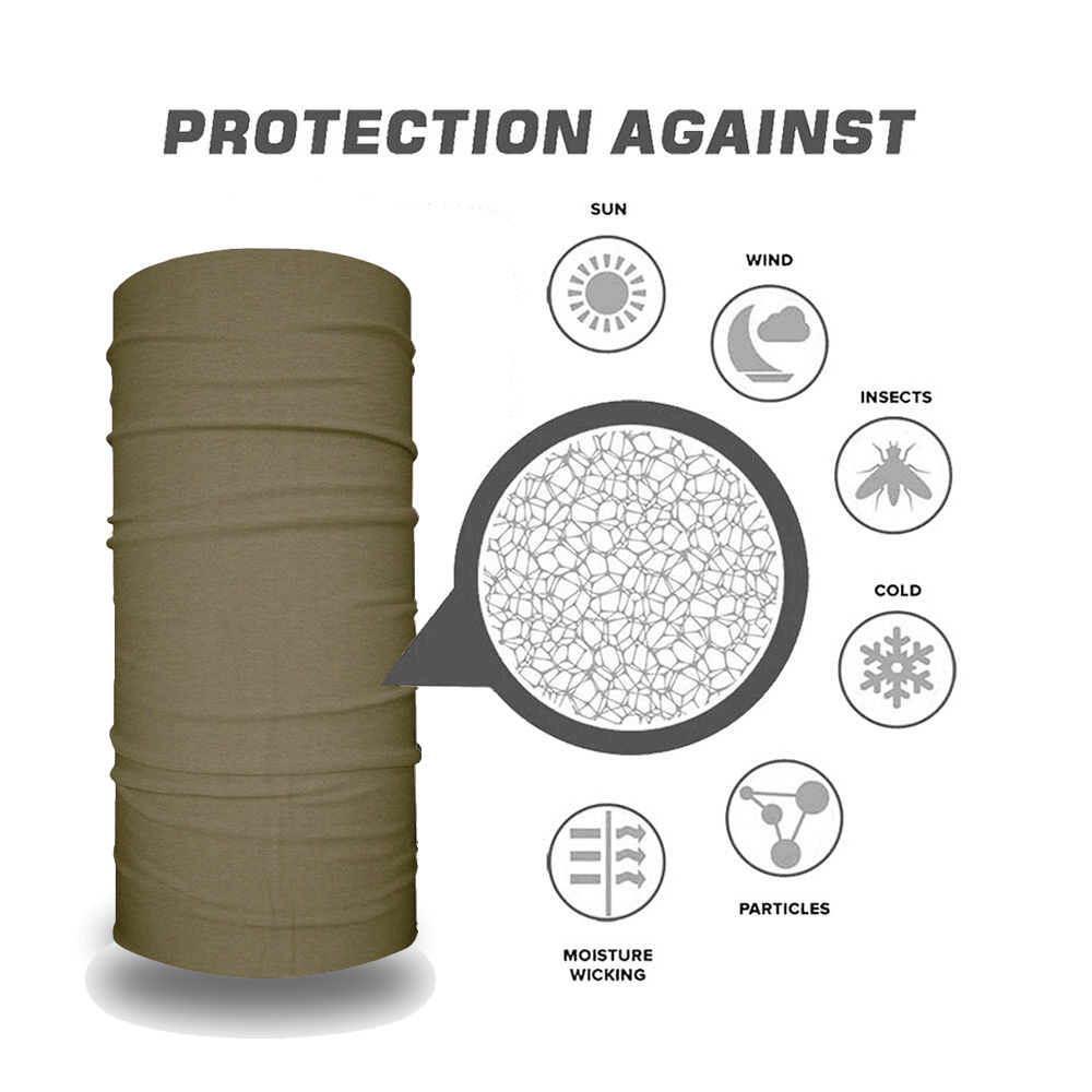 Sun Protective Tube Scarf 9.8' - Bandana Blank White のレビューと価格