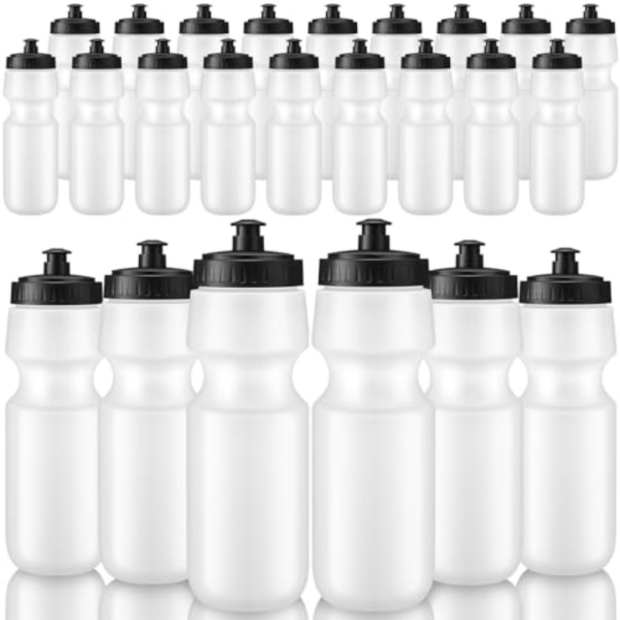 24 Pcs Sports Water Bottles Bu - Water Bottle Blank のレビューと価格