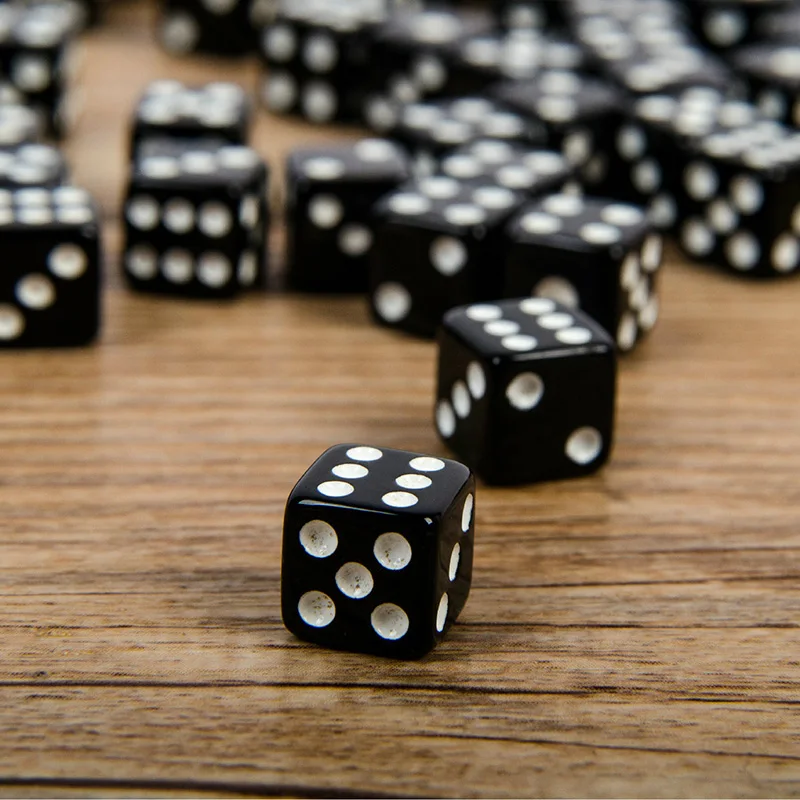 Wholesale 1000pcs Dots Dice 10 - Puzzle Blank White のレビューと価格