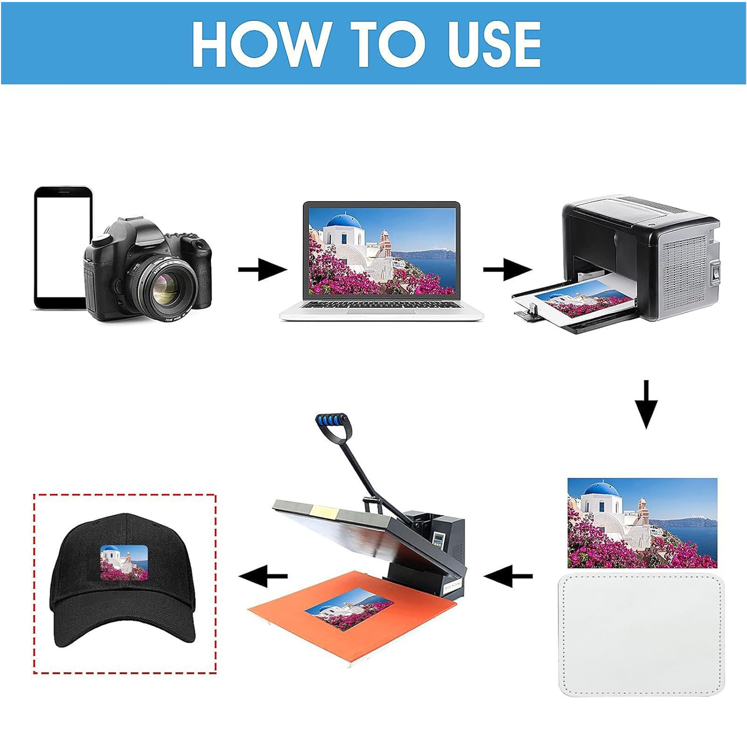 Sublimation Blanks Leatherette - Hat Sublimation Blank のレビューと価格