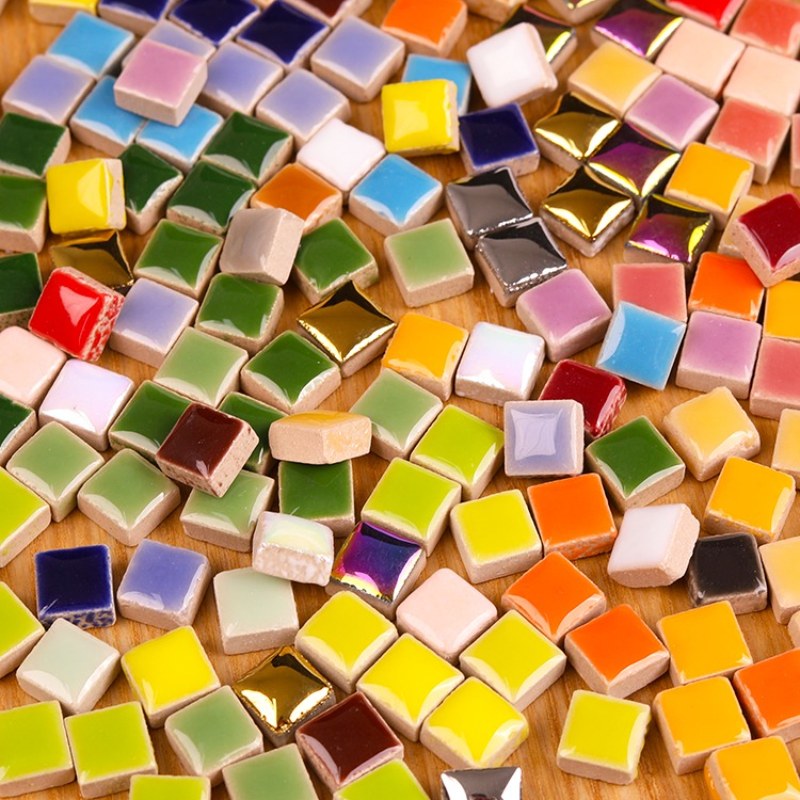 100g DIY Ceramic Mosaic Tiles  - Ceramic Tile Blank のレビューと価格