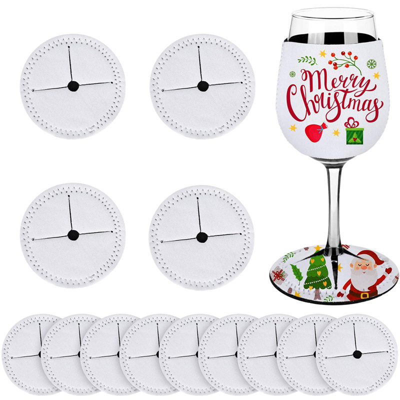5/10Pcs Sublimation Wine Bottl - Coaster Sublimation Blank のレビューと価格