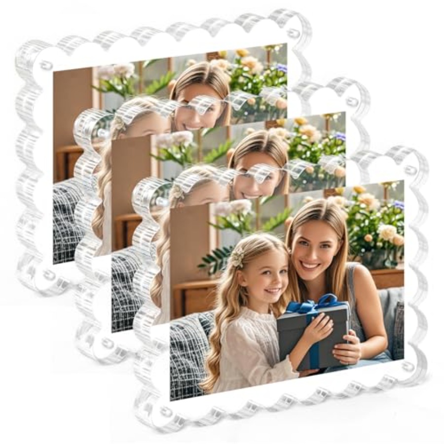 3Pack Magnetic Acrylic Picture - Photo Acrylic Block のレビューと価格