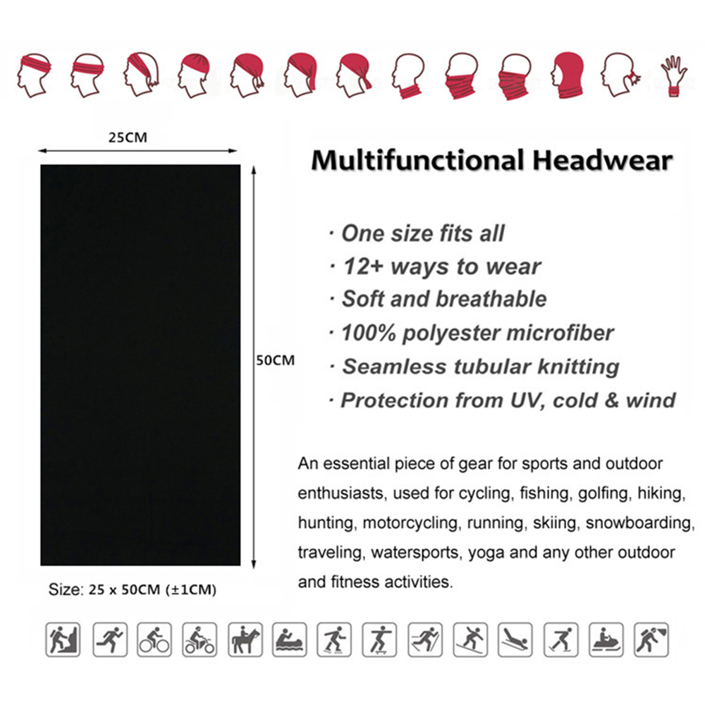 Seamless Solid Color Bandanas  - Bandana Blank White のレビューと価格