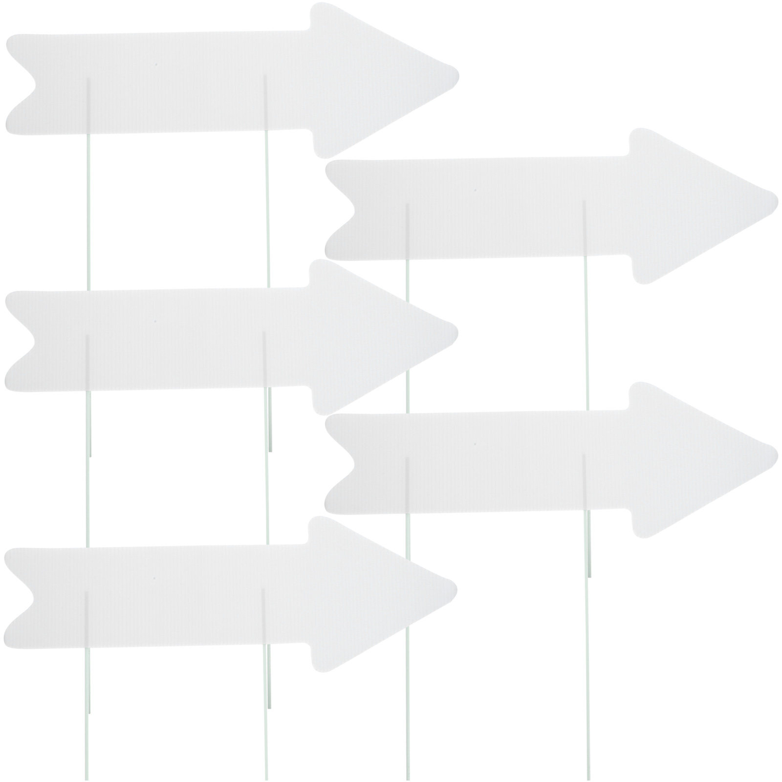 5Pcs Blank Yard Signs Plastic  - Yard Sign Blank のレビューと価格